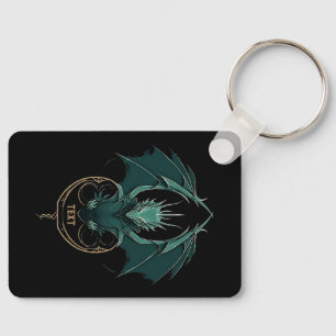 Vintage Green Dragon Elegance Key Ring