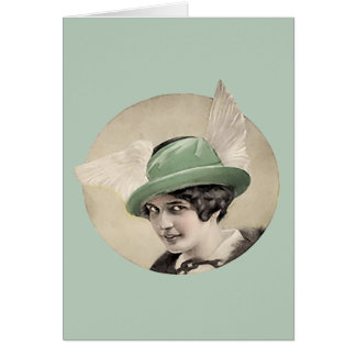 Vintage Green Hat