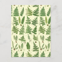 Vintage Green Leafy Plants