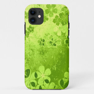 Vintage green lime floral pattern 2 Case-Mate iPhone case
