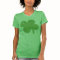 Vintage Green Shamrock Ladies