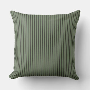 Vintage Green Stripes Cushion