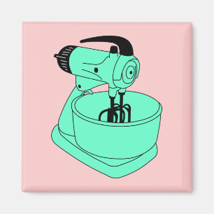 Vintage Green Sunbeam Mixmaster Magnet