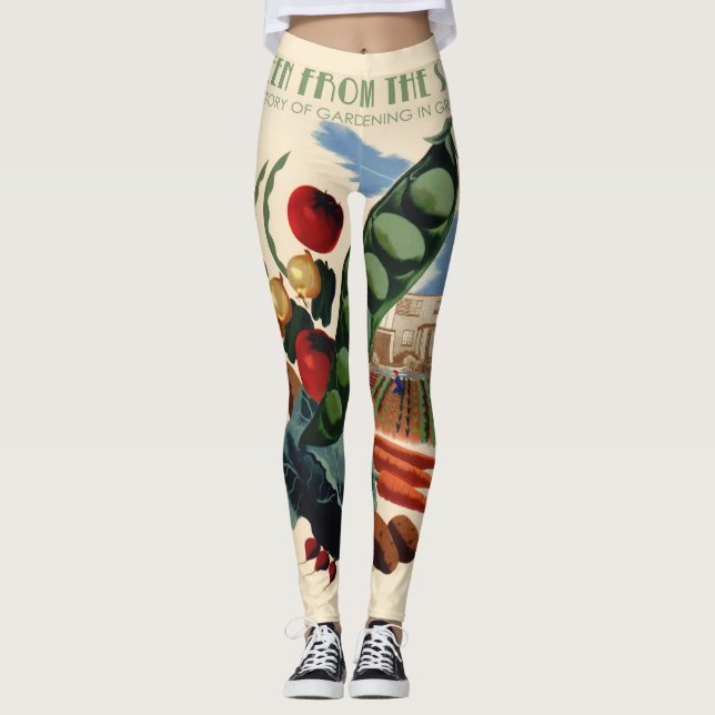 Vintage Greenbelt art leggings (Front)