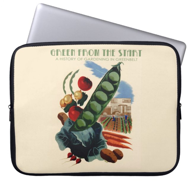Vintage Greenbelt laptop sleeve (Front)