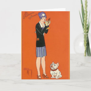 Vintage greeting card