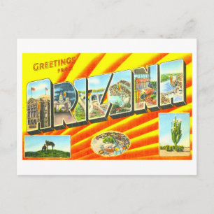 Vintage Greetings from Arizona Postcard
