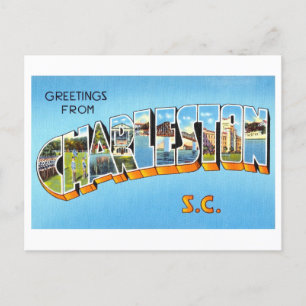 Vintage Greetings from Charleston, South Carolina Postcard