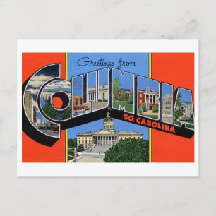 Vintage Greetings from Columbia, South Carolina Postcard