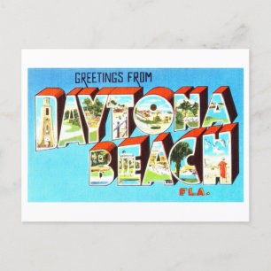 Vintage Greetings from Daytona Beach, Florida Postcard