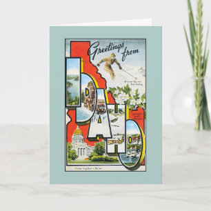 Vintage greetings from Idaho Card