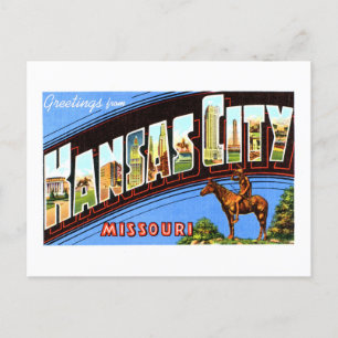 Vintage Greetings from Kansas City, Missouri, Postcard