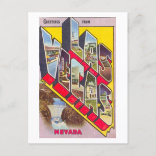 Vintage Greetings from Las Vegas, Nevada Postcard