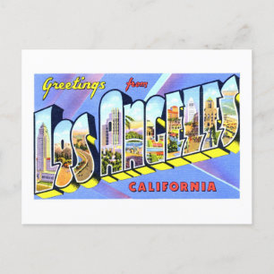 Vintage Greetings from Los Angeles, California Postcard