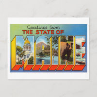 Vintage Greetings from Maine
