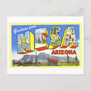 Vintage Greetings from Mesa, Arizona,  Postcard