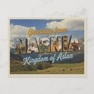 Vintage "Greetings from Narnia" Postcard
