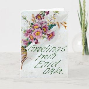 Vintage Greetings From Oklahoma Card