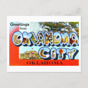 Vintage Greetings from Oklahoma City, Oklahoma, Postcard