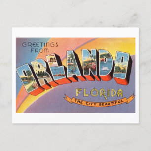 Vintage Greetings from Orlando, Florida Postcard