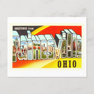 Vintage Greetings from Painesville, Ohio, Postcard