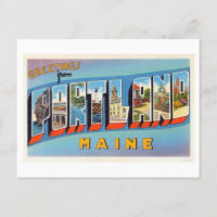 Vintage Greetings from Portland, Maine