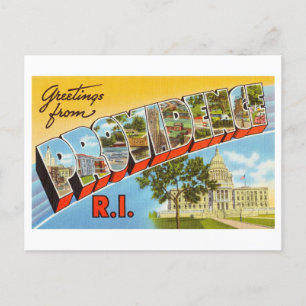 Vintage Greetings from Providence, Rhode Island Postcard