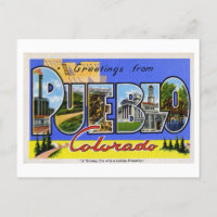 Vintage Greetings from Pueblo, Colorado