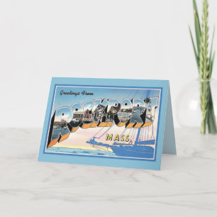 Vintage Greetings from Rockport Massachusetts Card