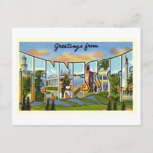 Vintage Greetings from Tennessee Postcard