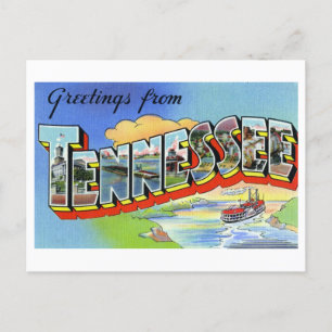Vintage Greetings from Tennessee Postcard