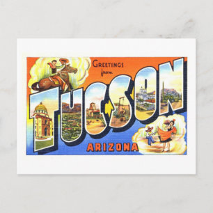 Vintage Greetings from Tucson, Arizona Postcard