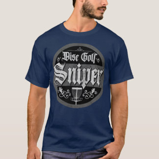 Vintage Grey Disc Golf Sniper T-Shirt