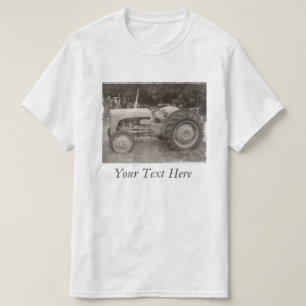 Vintage Grey massey fergison tractor photo T-Shirt