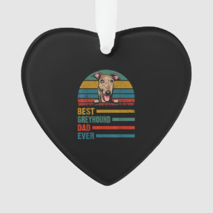 Vintage Greyhound Dog Lover Fathers Day Gifts Ornament