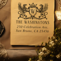 Vintage Griffins Monogram | Name & Return Address