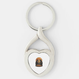 Vintage Grim Reapers Halloween Pumpkin Vector Desi Key Ring