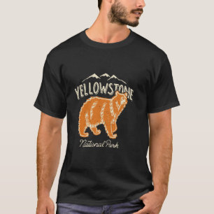 Vintage Grizzly Bear Yellowstone National Park Sou T-Shirt