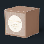 Vintage Groovy Geometric Lines Custom Christmas Favour Box<br><div class="desc">Vintage Groovy Geometric Lines Custom Merry Christmas Favour Box</div>