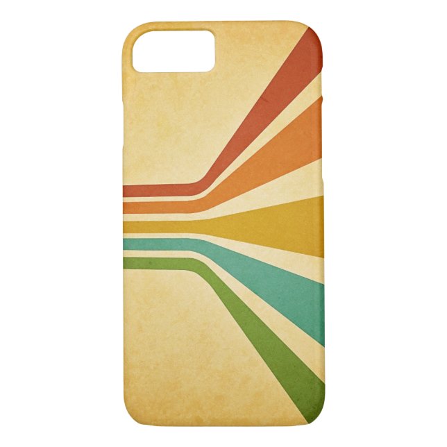 Vintage Groovy Stripes Case (Back)
