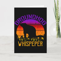 Vintage Groundhog Whispeper Groundhog Day