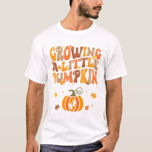 Vintage Growing A Little Pumpkin Thanksgiving Preg T-Shirt