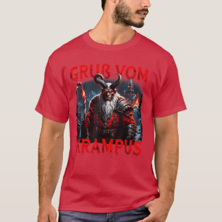 Vintage Gru Vom Krampus Dark Christmas Merry Holid T-Shirt