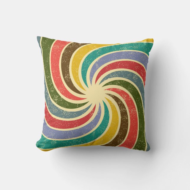 Vintage Grunge Abstract Cleanable Background. Cushion (Front)