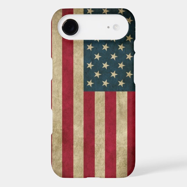 Vintage Grunge American Flag Case-Mate iPhone Case (Back)