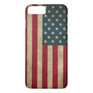 Vintage Grunge American Flag Case-Mate iPhone Case