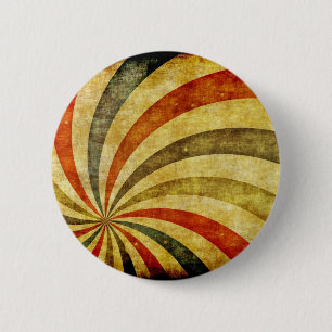 Vintage Grunge Background as Carnival Circus 6 Cm Round Badge