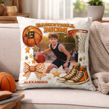 Vintage Grunge Basketball Mum Photo Gift