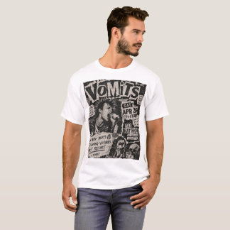 Vintage Grunge Collage T-Shirt - Retro Aesthetic M