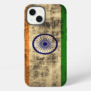 Vintage Grunge Flag of India iPhone 13 Case